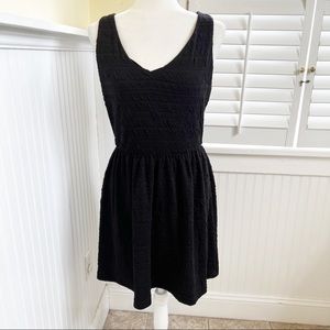 Lucky Brand 7WD6808 NWT Black Textured Sleeveless Dress Women’s Medium